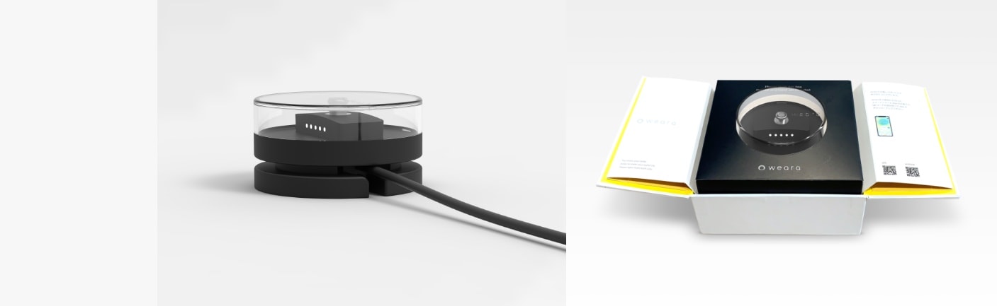 かつてない美しいパッケージと充電トレイ